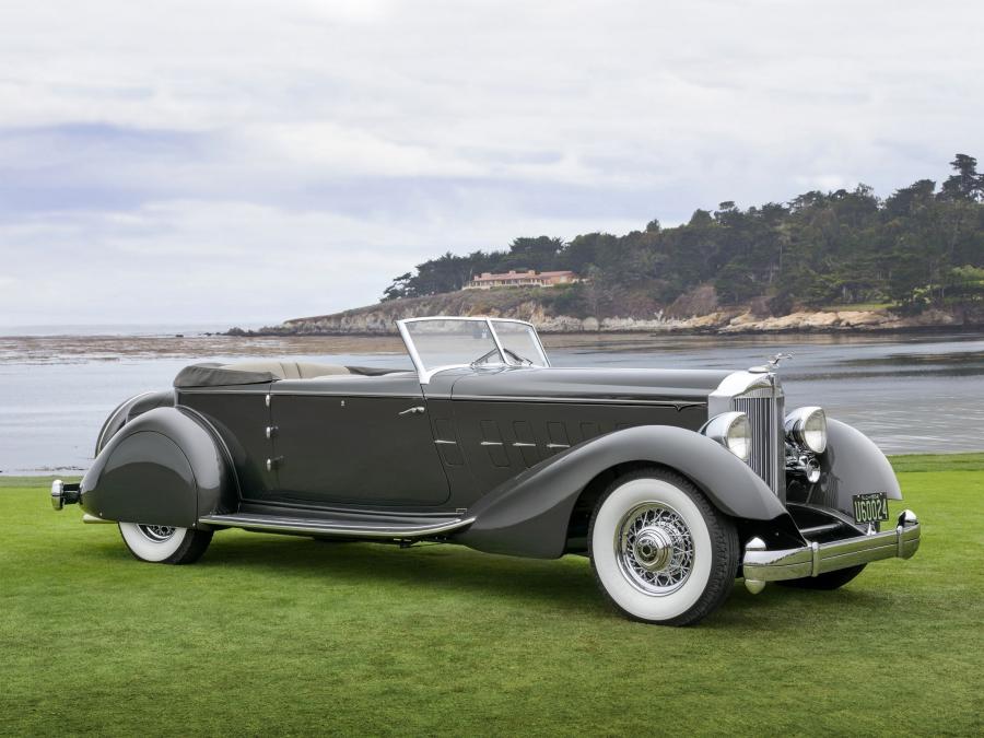 Packard Twelve Convertible Victoria by Dietrich '1934